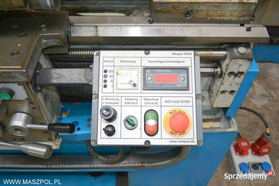Tokarka uniwersalna TUB 35 x 1000 MEXPOL z