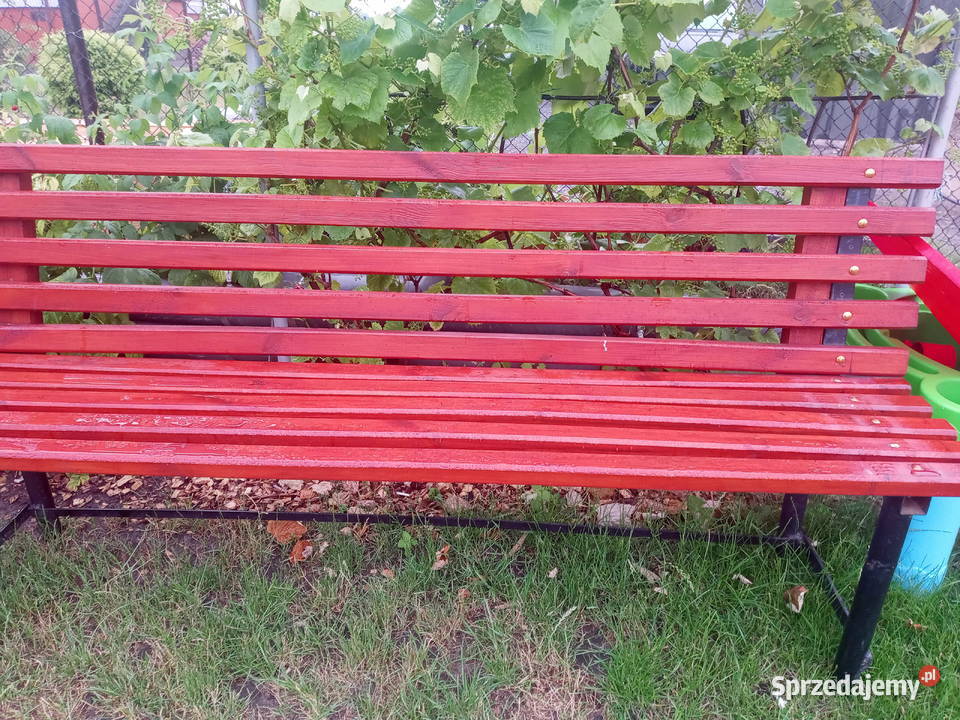 Ławka drewniana Osięciny
