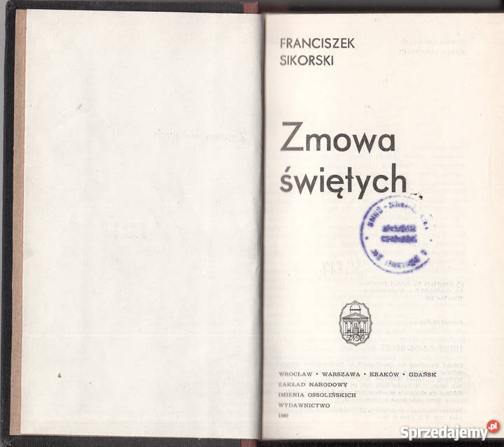 02410 ZMOWA ŚWIĘTYCH FRANCISZEK SIKORSKI małopolskie Czyrna