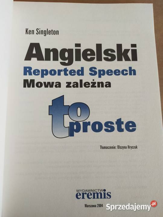 Angielski Ken Singleton mazowieckie