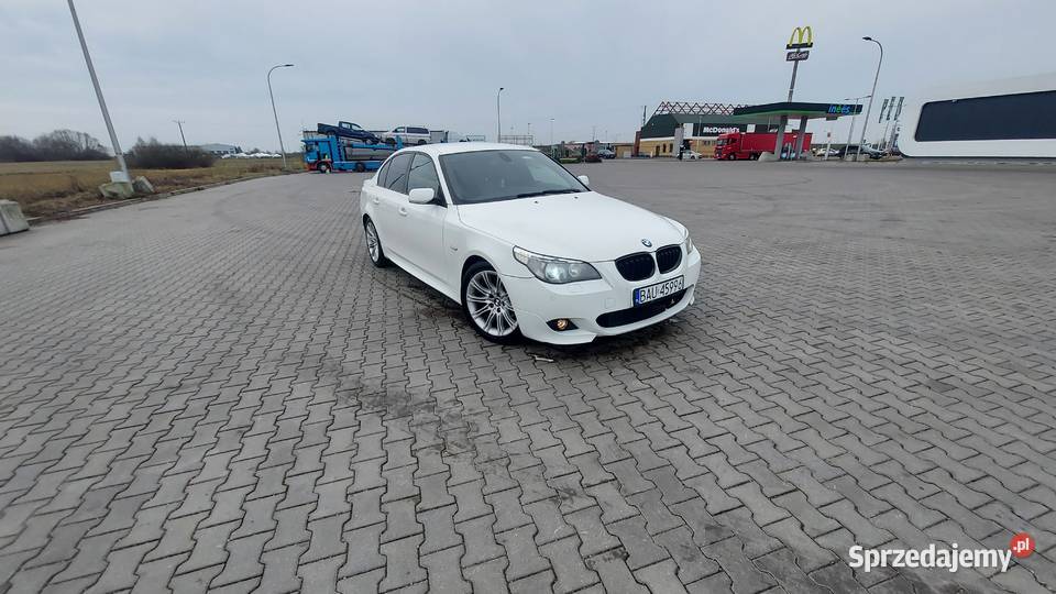 BMW E60 530D M PAKIET ALPINWEISS