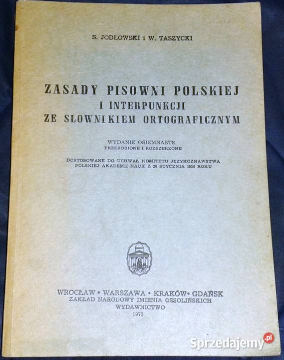 Zasady pisowni polskiej i interpunkcji S Chełm