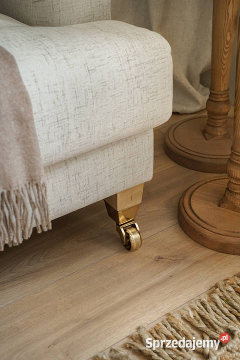 Dwuosobowa sofa rustykalna na kółkach Diana 200cm Wrocław