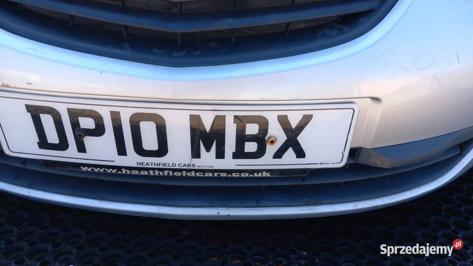 OPEL MERIVA B ZDERZAK PRZÓD Z157 osobowe wielkopolskie Zbierkowo