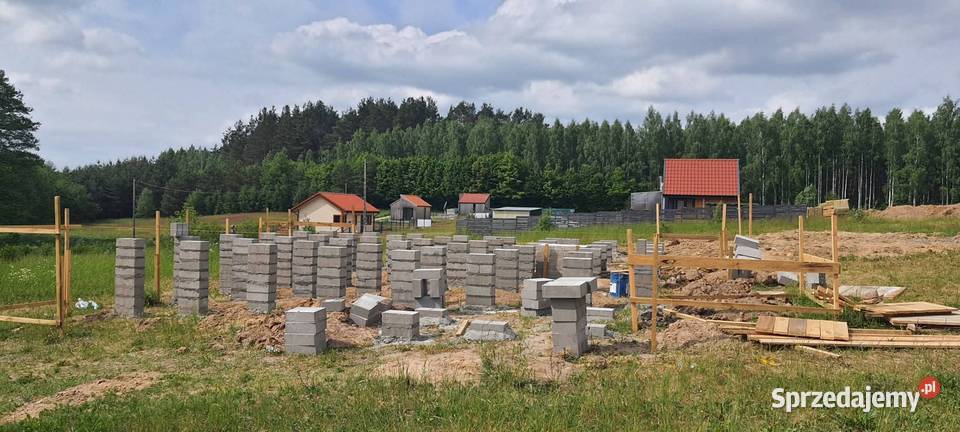 Dzialka budowlana jeziorem Skolity budowlana