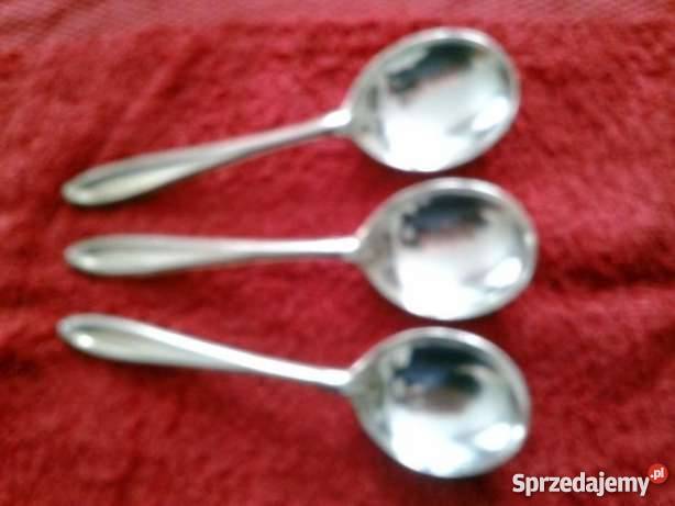 Łyżki plater posrebrzane Lincoln Janów Lubelski