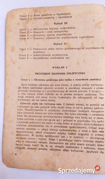 EKONOMIA POLITYCZNA zastępczy podręcznik Książki naukowe i popularnonaukowe podlaskie Hajnówka