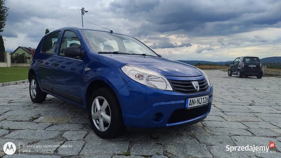 DACIA SANDERO 2009 BENZYNA ALU KLIMA CD OKAZJA