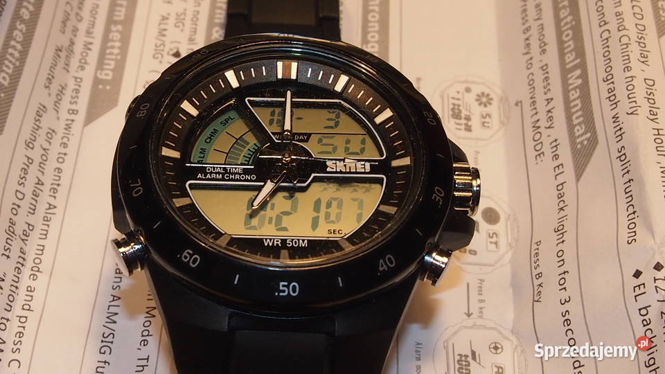Zegarek naręczny Skmei 1016 instrukcja Tychy