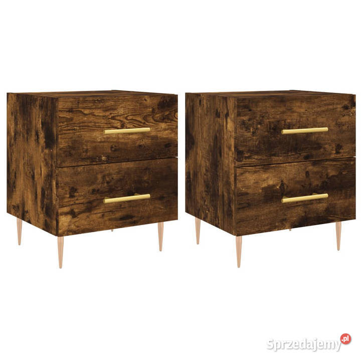 Szafki nocne 2 przydymiony dąb 40x35x475 sprzedam