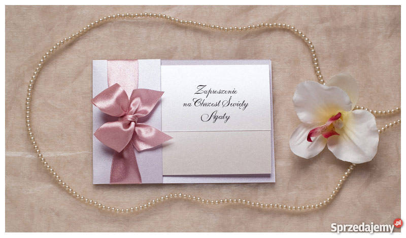 Zaproszenia na chrzest Warszawa sprzedam