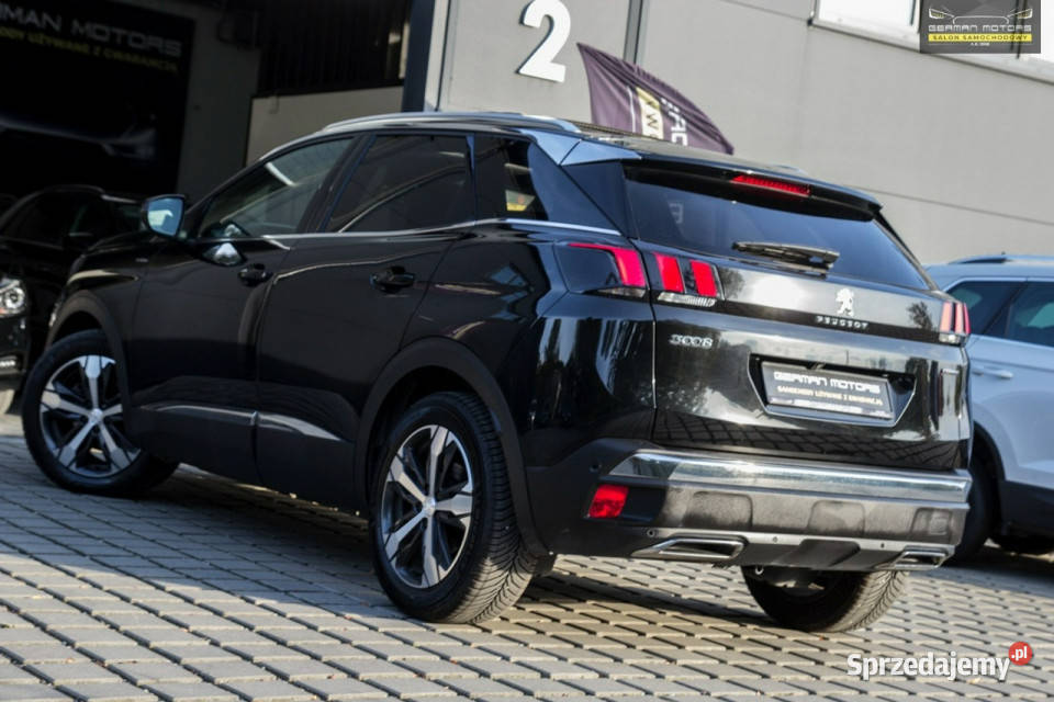 Peugeot 3008 GT Line Panorama Masaże El fotele Zarejestrowany w Polsce pomorskie