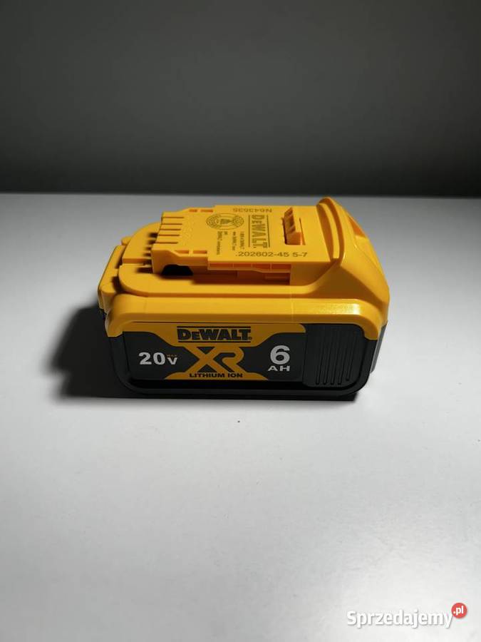 Nowa oryginalna bateria DeWalt 20 V 6 Ah idealna