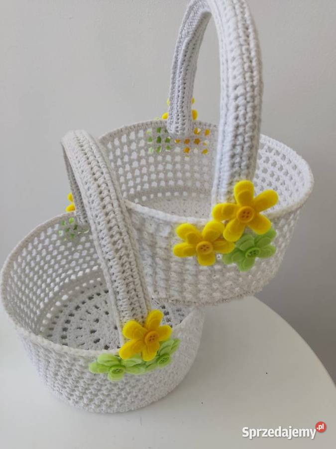 Koszyk szydelkowy Sędziszów Małopolski sprzedam