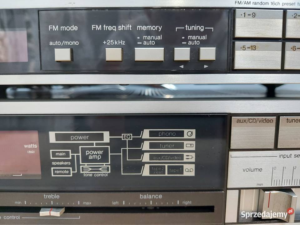 Technics Amplifier SUZ55 and Technics Tuner Wzmacniacze i pokrewne Łapy