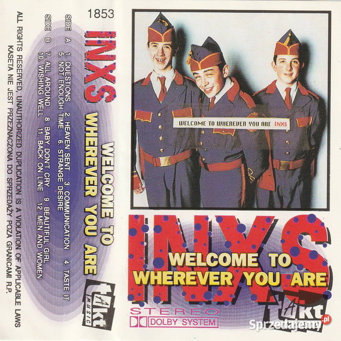 kaseta INXS Welcome Wherever You Are Takt Płyty i kasety podkarpackie Rzeszów
