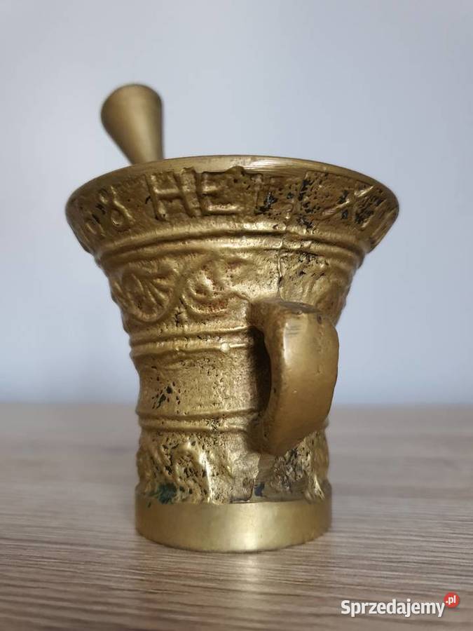 Moździerz mosiężny Młynki i moździerze lubuskie Nowa Sól