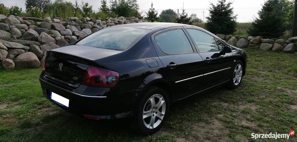 Peugeot 407 sedan 20 16V LPG bogata wersja duża ASR (kontrola trakcji) Bydgoszcz
