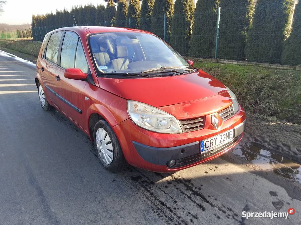 Renault Megane scenic ll 16 benzyna gaz 115KM kujawsko-pomorskie Brodnica sprzedam