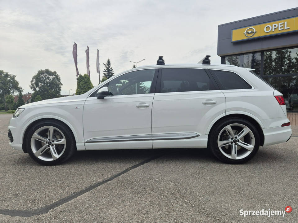 Audi Q7 Audi Q7 30 TDI quattro Tiptronic II 2015 łopatki zmiany biegów Giżycko