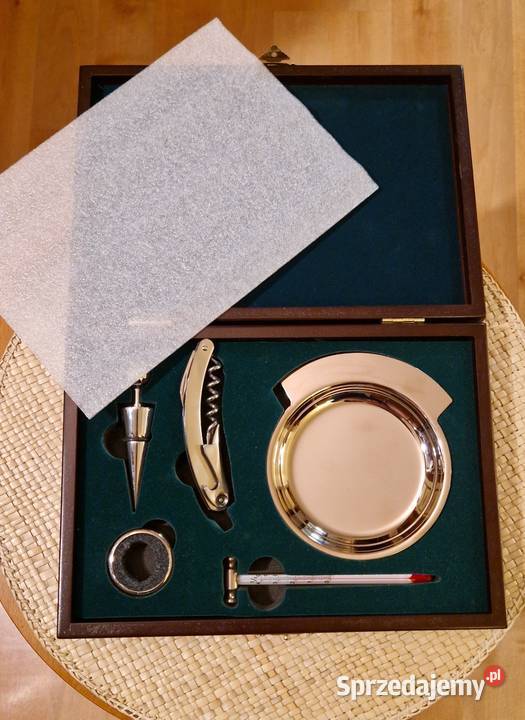 Zestaw 5 elementów do podawania wina korek Lublin sprzedam