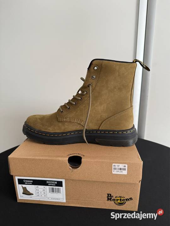 Dr Martens Crewson Olive 31225538 NOWE w pudełku Zielona Góra