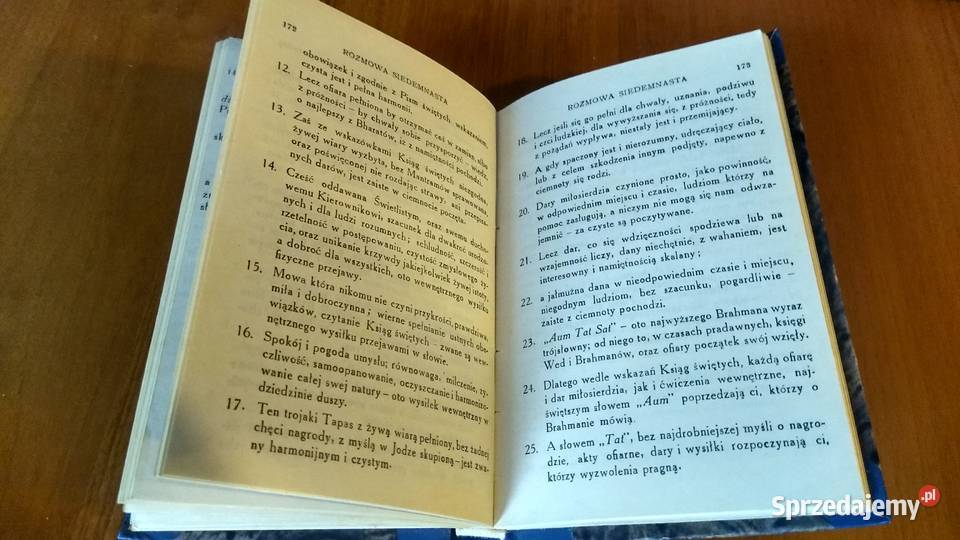Bhagawad Gita Pieśń Pana przekł Wandy Dynowskiej Gdańsk