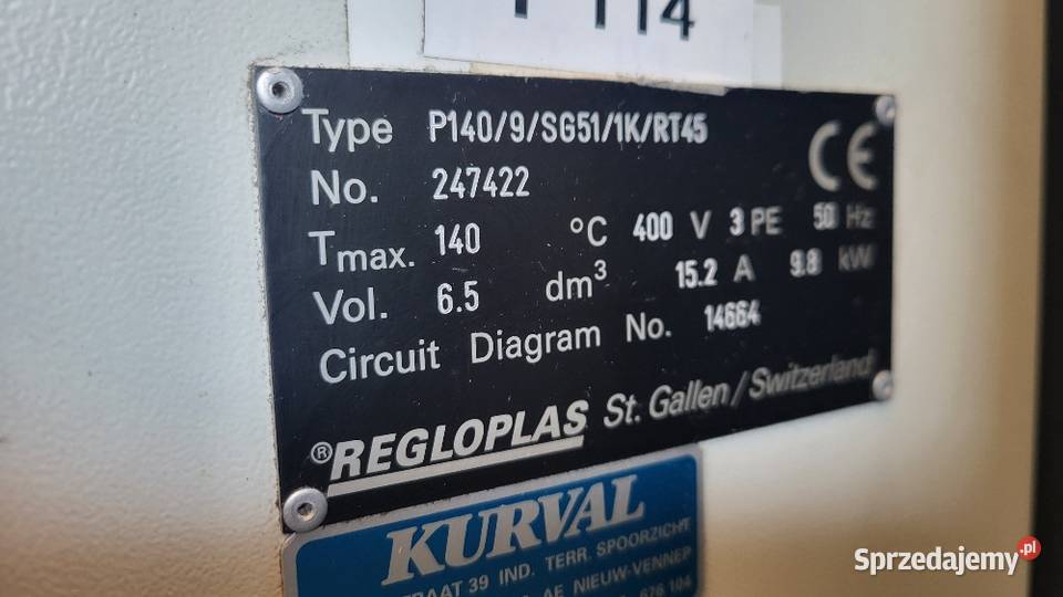 Termostat regulator temperatury formy Regloplas Produkcja Białogard