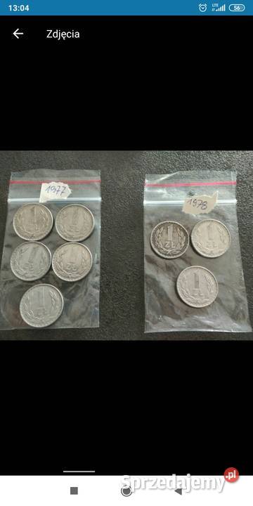 Moneta 1 zloty 197288 dolnośląskie Bolesławiec
