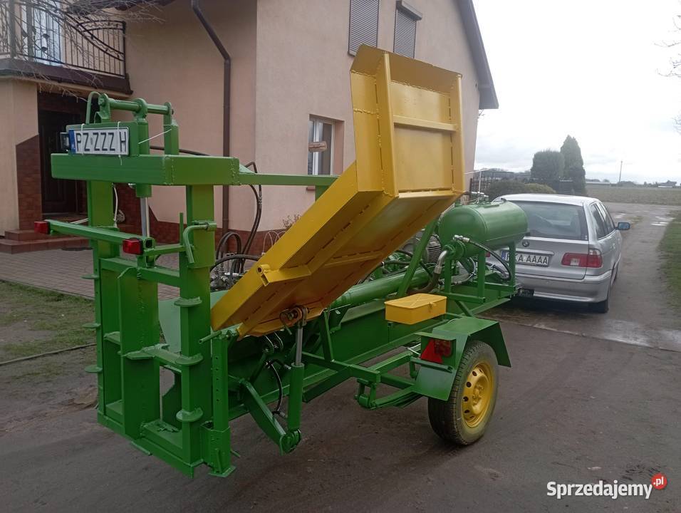 NOWA łuparka hydrauliczna 27 ton samozaładowcza Słuszków