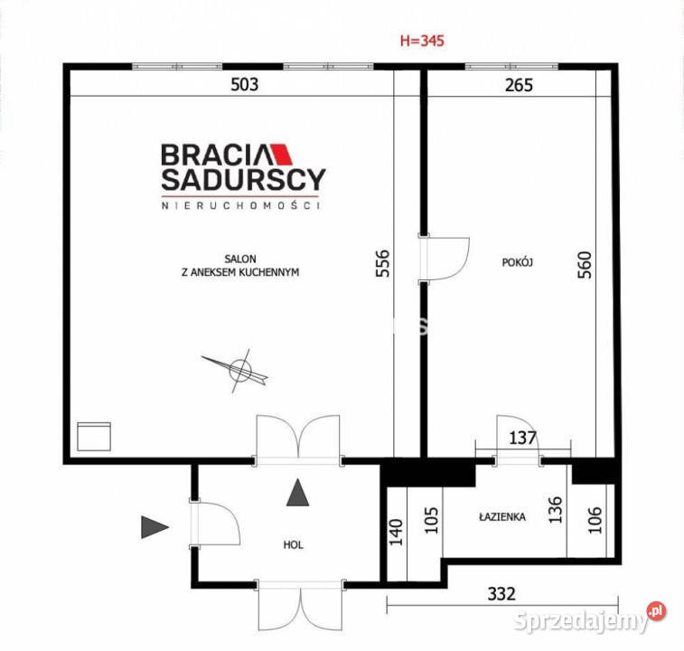 Mieszkanie Kraków Długa 766 metrów 2pok cegła Sprzedaż