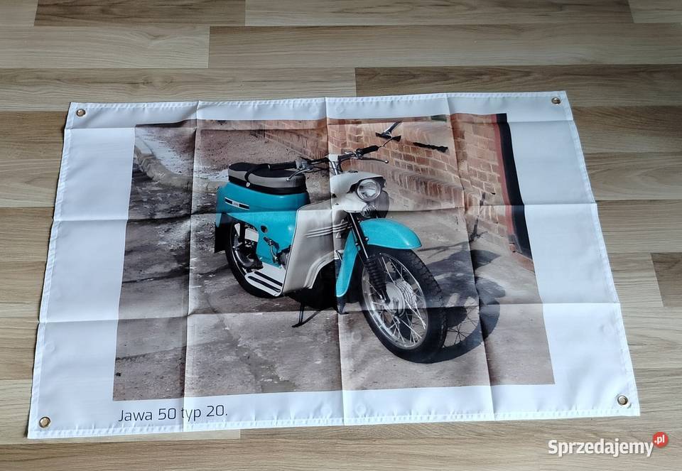 Banery plakaty jawa50 sport 250350 Gadgety motoryzacyjne Gniezno sprzedam