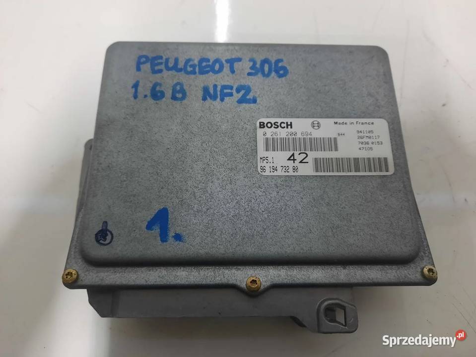 STEROWNI SILNIKA PEUGEOT 306 16B BOSCH świętokrzyskie Włoszczowa