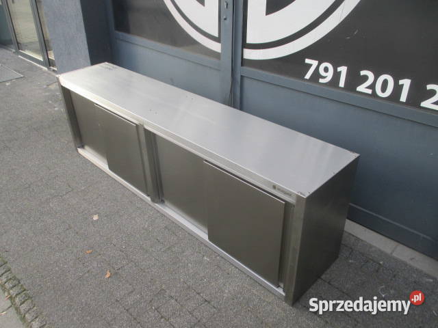 NOWA Szafka Wisząca Stal Nierdzewna Drzwi Suwane Ostrów Wielkopolski