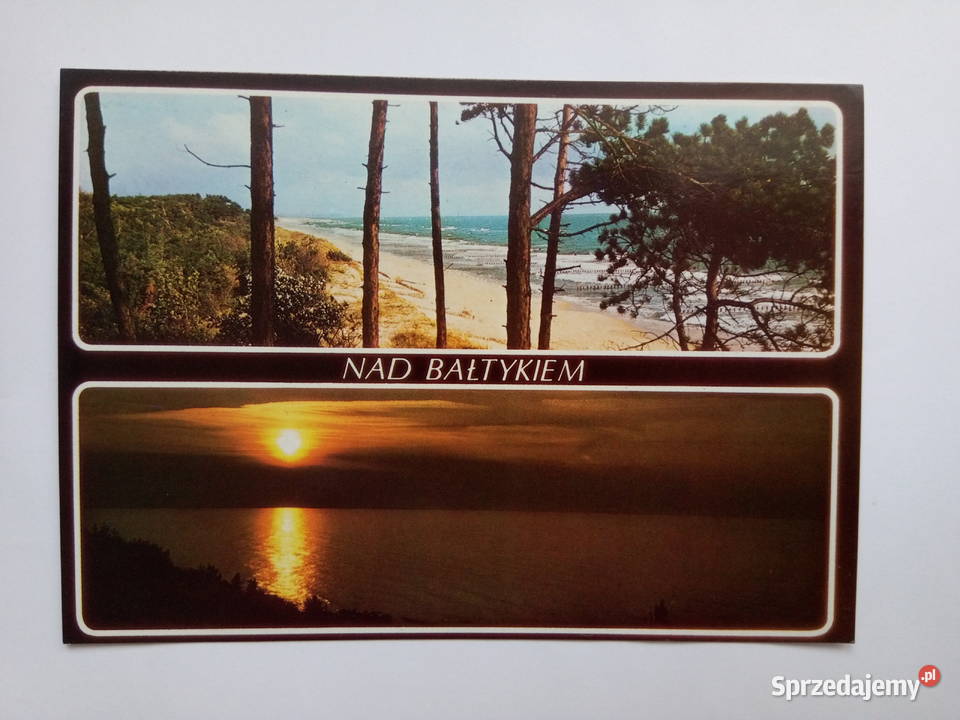 Pocztówka czysta ze znaczkami Z lat 80tych Dąbrowa Górnicza