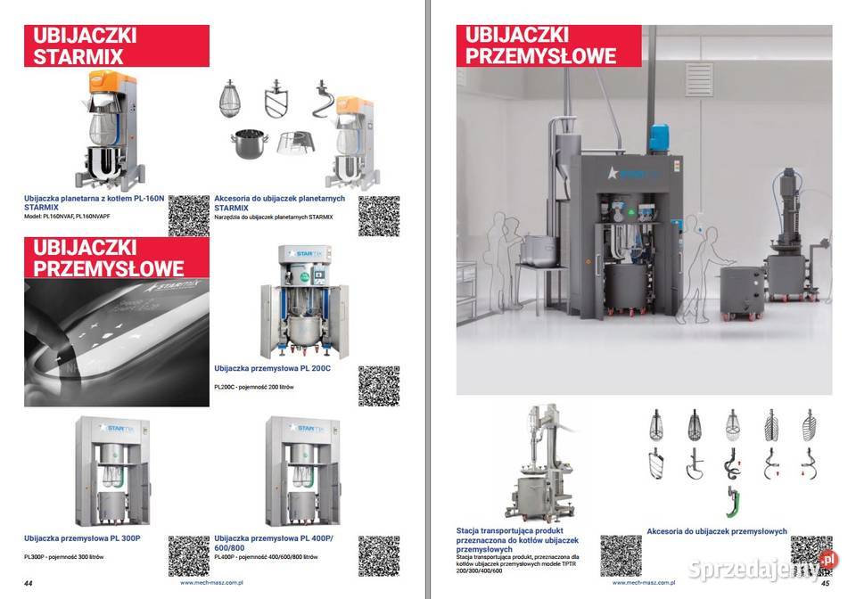 KATALOG MECHMASZ SZCZECIŃSKI PIEKARNIA CUKIERNIA zachodniopomorskie