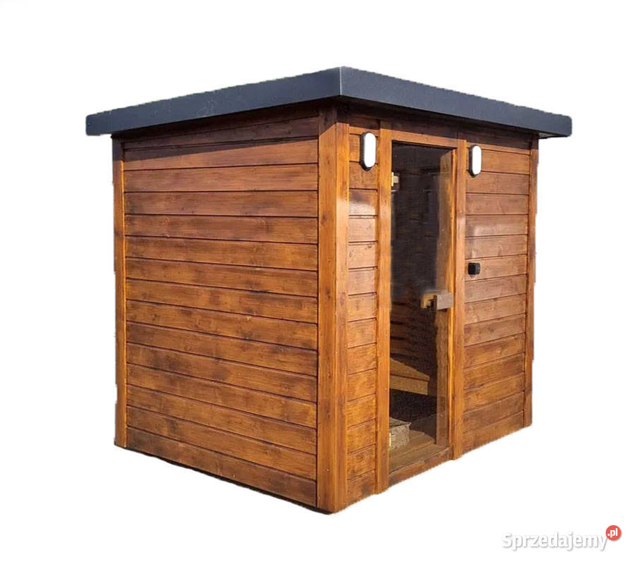 SAUNA OGRODOWA CUBE LUX 220 x 220 ModernHaus Wrocław