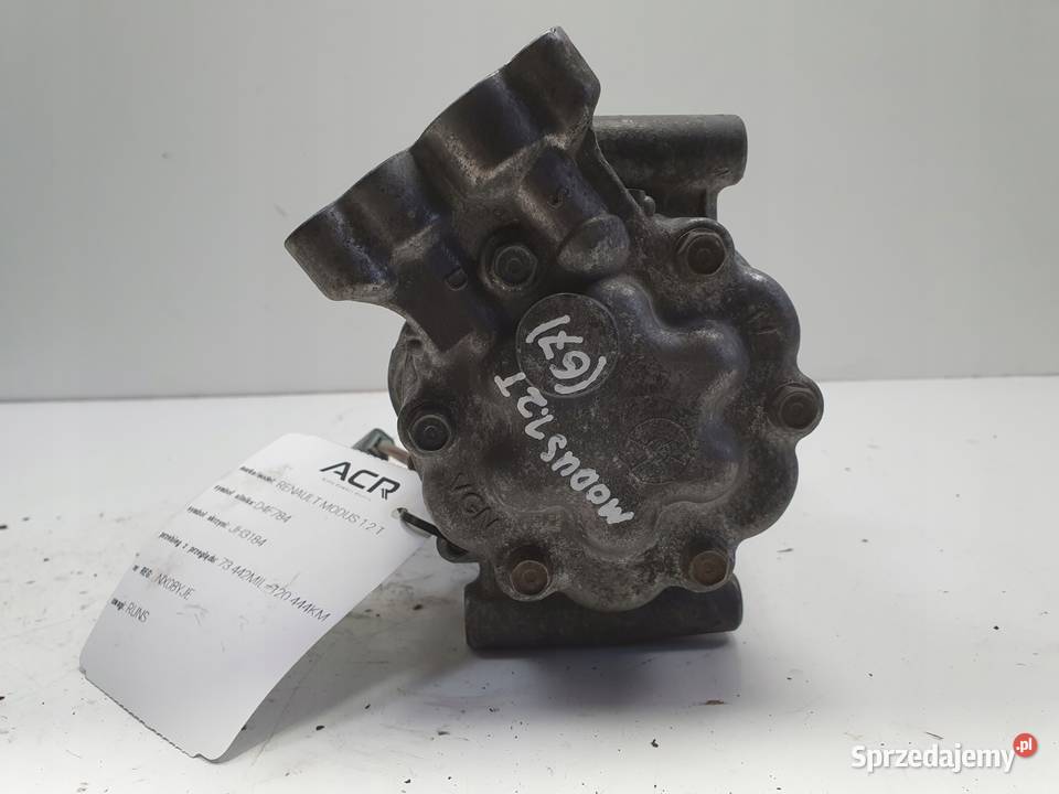 SPRĘŻARKA KLIMATYZACJI Renault Clio III 12 16V lubelskie Chełm sprzedam