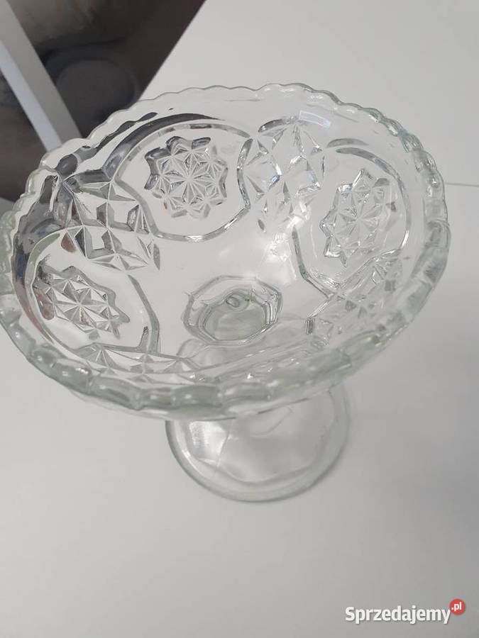 Stare szkło cukirnica Ciechanowiec