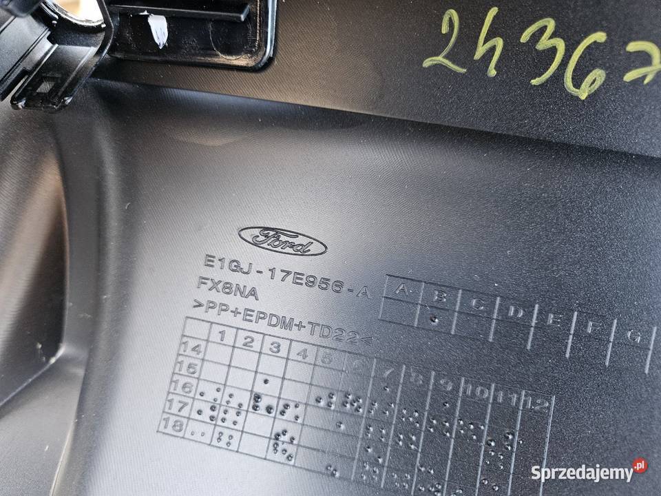 FORD S MK2 TITANIUM DYFUZOR SPOILER ZDERZAKA TYŁ osobowe
