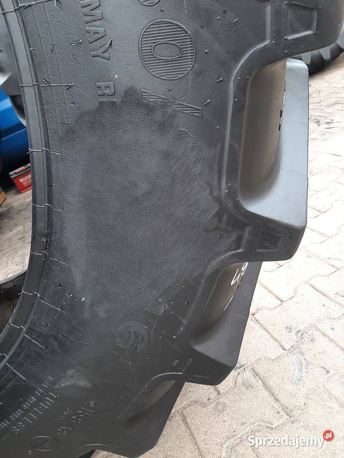 2x Opona używana rolnicza 48080R46 184R46 Zaścianki