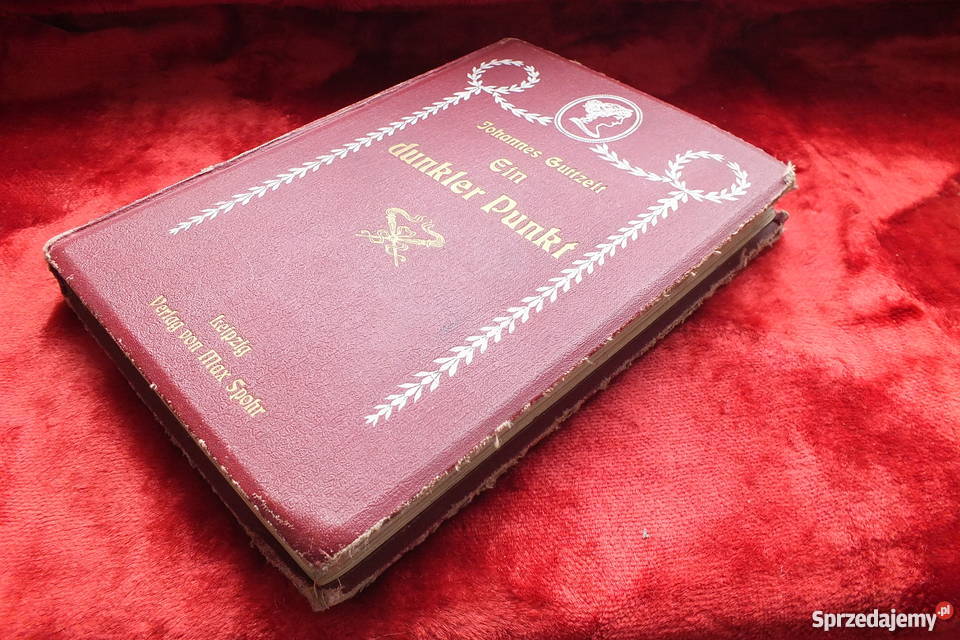 Stara książka Ginekologi Ein dunkler punkt 1907 Antykwariat Żary