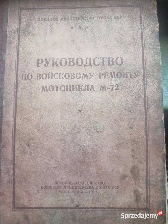 M72 Instrukcja i książka napraw ponad 380 stron Bydgoszcz