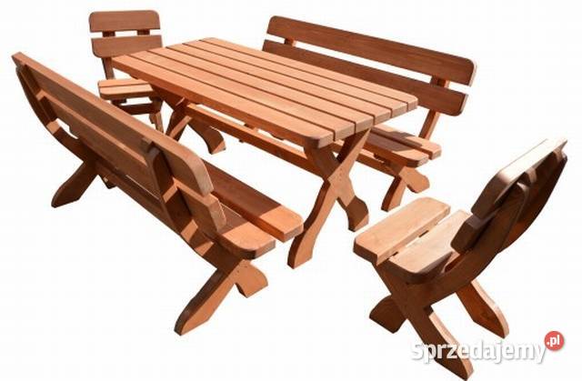 Komplety ogrodowe produkcja drewno Lublin sprzedam