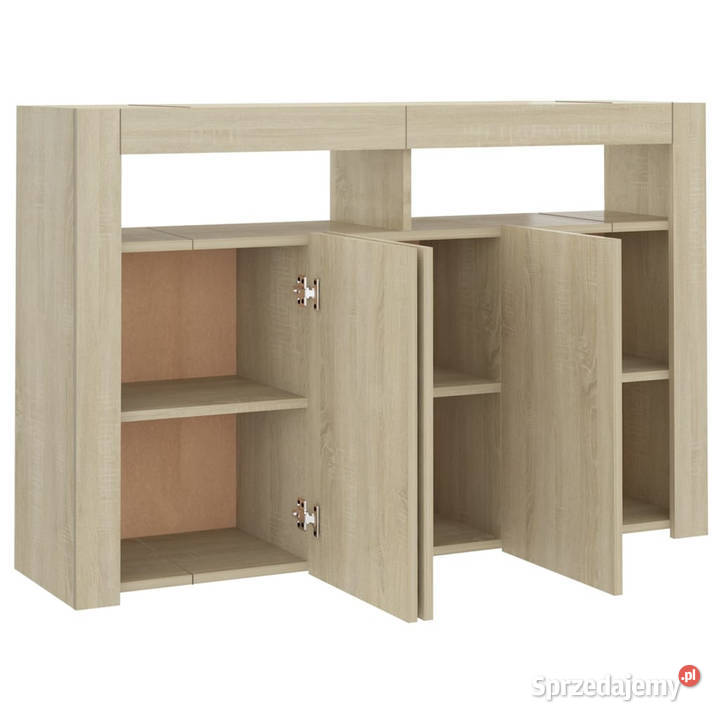 Szafka z oświetleniem LED dąb sonoma 1155 x 30 x