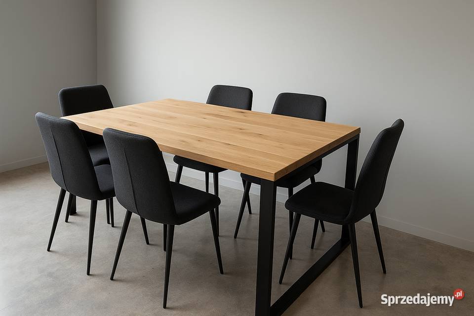 Stół Dębowy LOFT 100 Lite Drewno Różne Wymiary Łódź