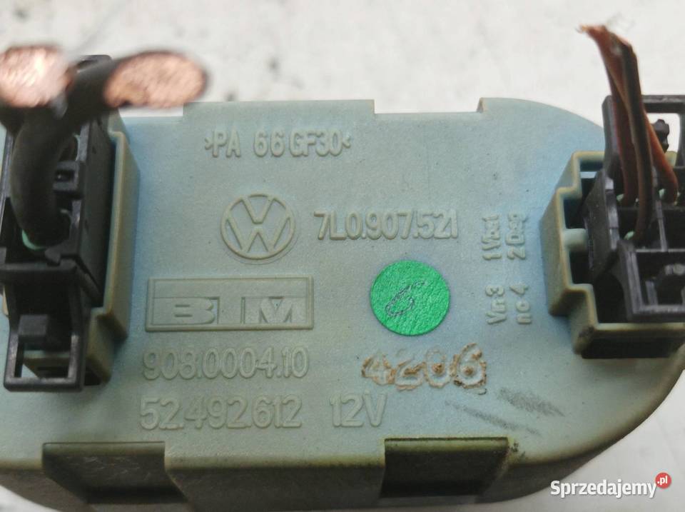 REZYSTOR OPORNICA DMUCHAWY 7L0907521 Porsche