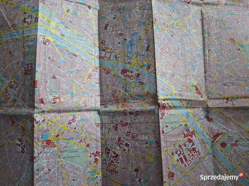 Paris 113 500 plan miasta Kraków sprzedam