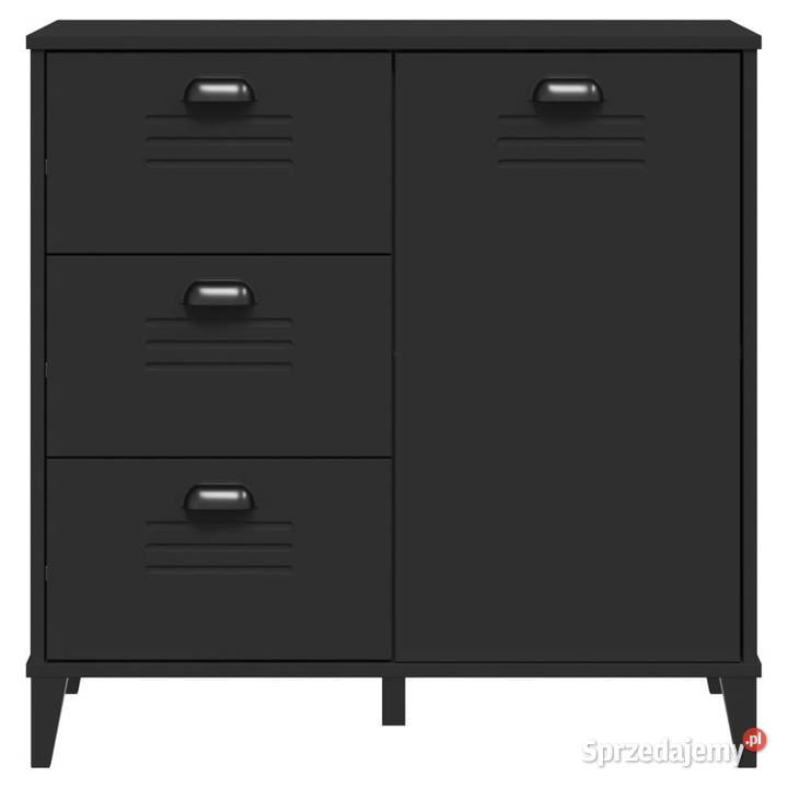 Szafka VIKEN czarna 80x40x80 materiał
