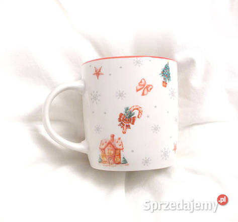 porcelanowy kubek z ciasteczkiem świąteczny warmińsko-mazurskie Olsztyn